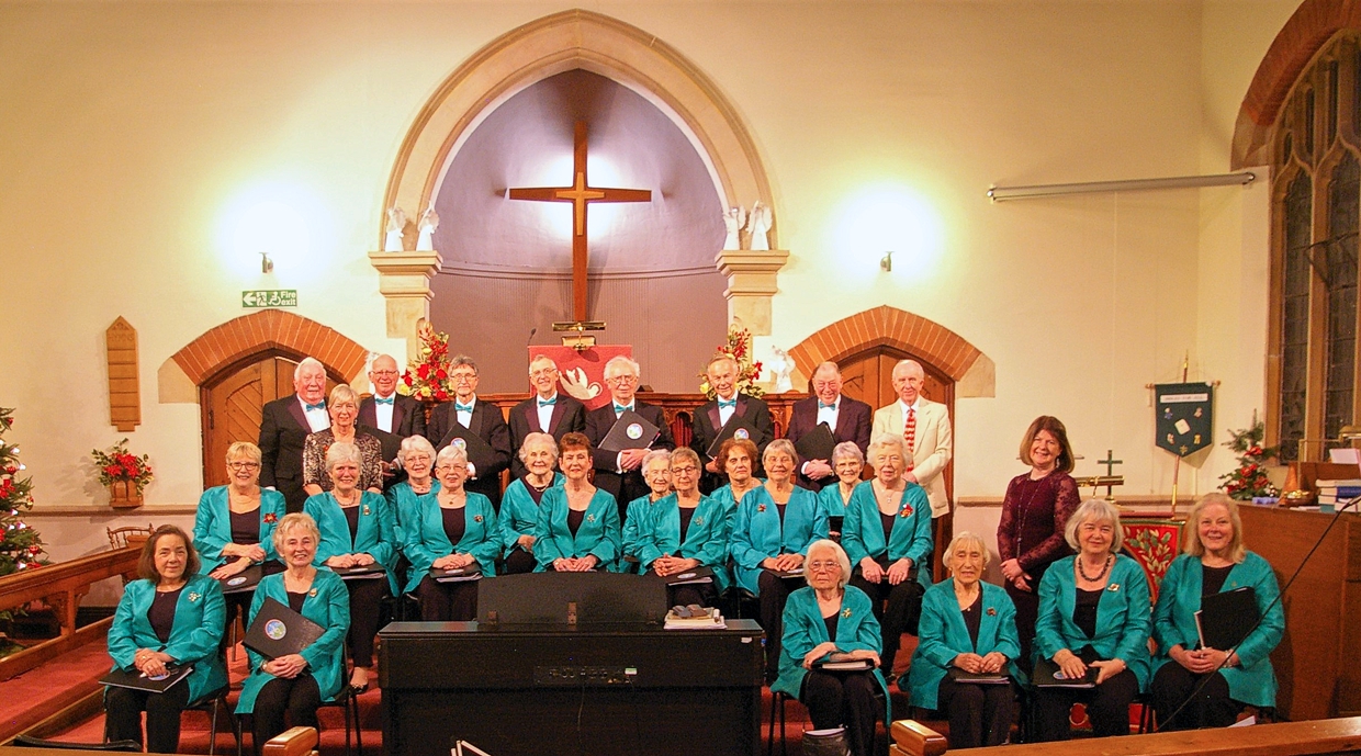 The  Malvern Singers at the URC, Malvern Link, December 2018