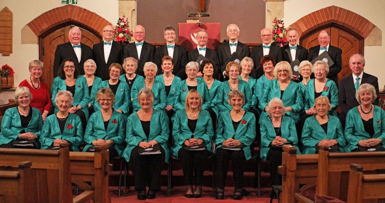 The  Malvern Singers at The United Reformed Church, December 2015